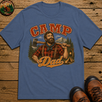 Camp Dad Lumberjack Camping Shirt — Vintage Outdoor Dad Tee