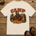 Camp Dad Lumberjack Camping Shirt — Vintage Outdoor Dad Tee