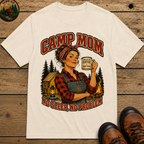 Camp Mom No Sleep No Problem Funny Camping Shirt