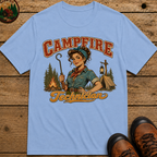 Campfire Technician Funny Camping Shirt — Vintage Outdoor Women's Tee