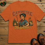 Campfire Technician Funny Camping Shirt — Vintage Outdoor Women's Tee