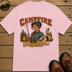 Campfire Technician Funny Camping Shirt — Vintage Outdoor Women's Tee