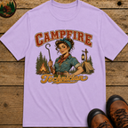 Campfire Technician Funny Camping Shirt — Vintage Outdoor Women's Tee