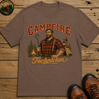 Campfire Technician Funny Camping Shirt — Vintage Outdoor Men's Tee