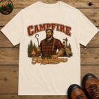 Campfire Technician Funny Camping Shirt — Vintage Outdoor Men's Tee