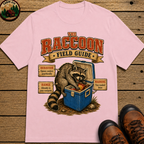 Raccoon Field Guide - Tiny Masked Felon Camping Shirt