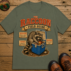 Raccoon Field Guide - Tiny Masked Felon Camping Shirt