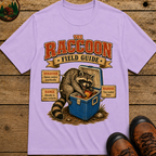 Raccoon Field Guide - Tiny Masked Felon Camping Shirt