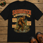 Sasquatch Field Guide - Avoids People Judges Quietly Shirt