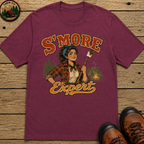 S'more Expert Funny Camping Shirt — Vintage Campfire Women's Tee