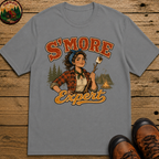 S'more Expert Funny Camping Shirt — Vintage Campfire Women's Tee