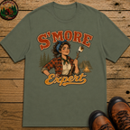 S'more Expert Funny Camping Shirt — Vintage Campfire Women's Tee