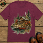 Lake Cabin (Watercolor) T-Shirt