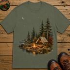 Lakeside Campsite (Watercolor) T-Shirt