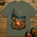 Toasting Marshmallows - Watercolor Campfire Tee