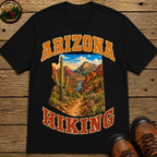 Arizona Hiking Shirt — Red Rock Canyon Trail Vintage Outdoor Tee