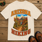Arizona Hiking Shirt — Red Rock Canyon Trail Vintage Outdoor Tee