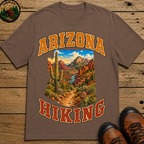 Arizona Hiking Shirt — Red Rock Canyon Trail Vintage Outdoor Tee