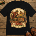 Arizona Camping Dad and Son Shirt — Vintage Desert Campfire Tee