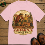 Arizona Camping Dad and Son Shirt — Vintage Desert Campfire Tee