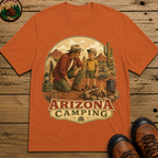 Arizona Camping Dad and Son Shirt — Vintage Desert Campfire Tee