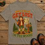 Most Likely to Get Lost in the Woods Funny Hiking Shirt