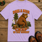Does a Bear Crap in the Woods Funny Camping Shirt
