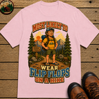 Most Likely to Wear Flip Flops on a Hike Funny Hiking Shirt