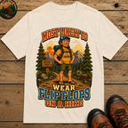 Most Likely to Wear Flip Flops on a Hike Funny Hiking Shirt