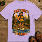 Most Likely to Wear Flip Flops on a Hike Funny Hiking Shirt