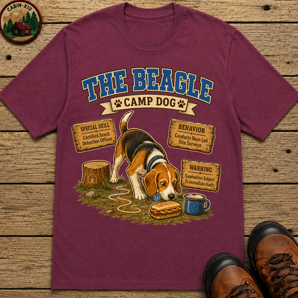 Beagle Camp Dog - Sandwiches Subject to Immediate Audit Shirt