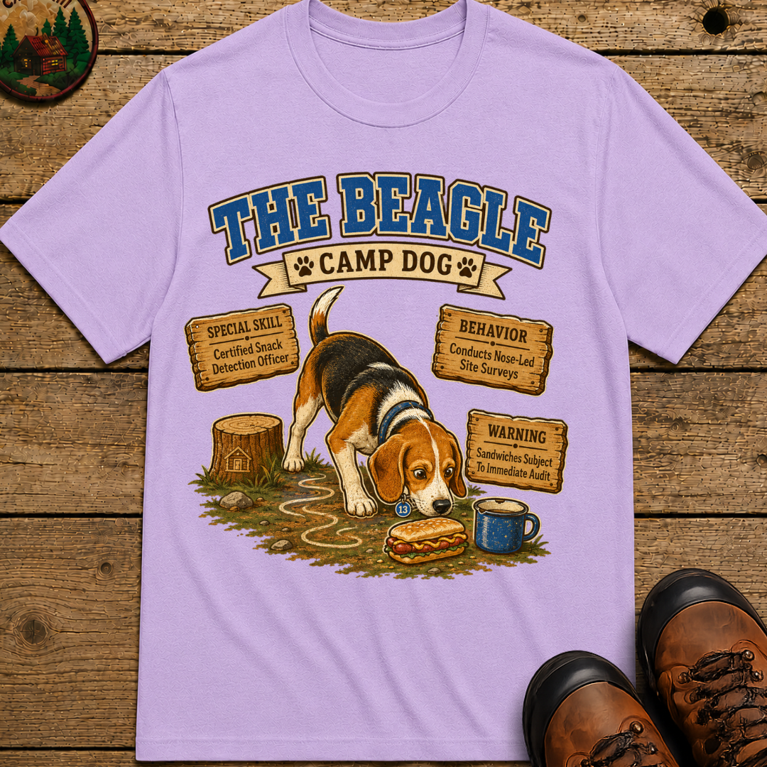 Beagle Camp Dog - Sandwiches Subject to Immediate Audit Shirt