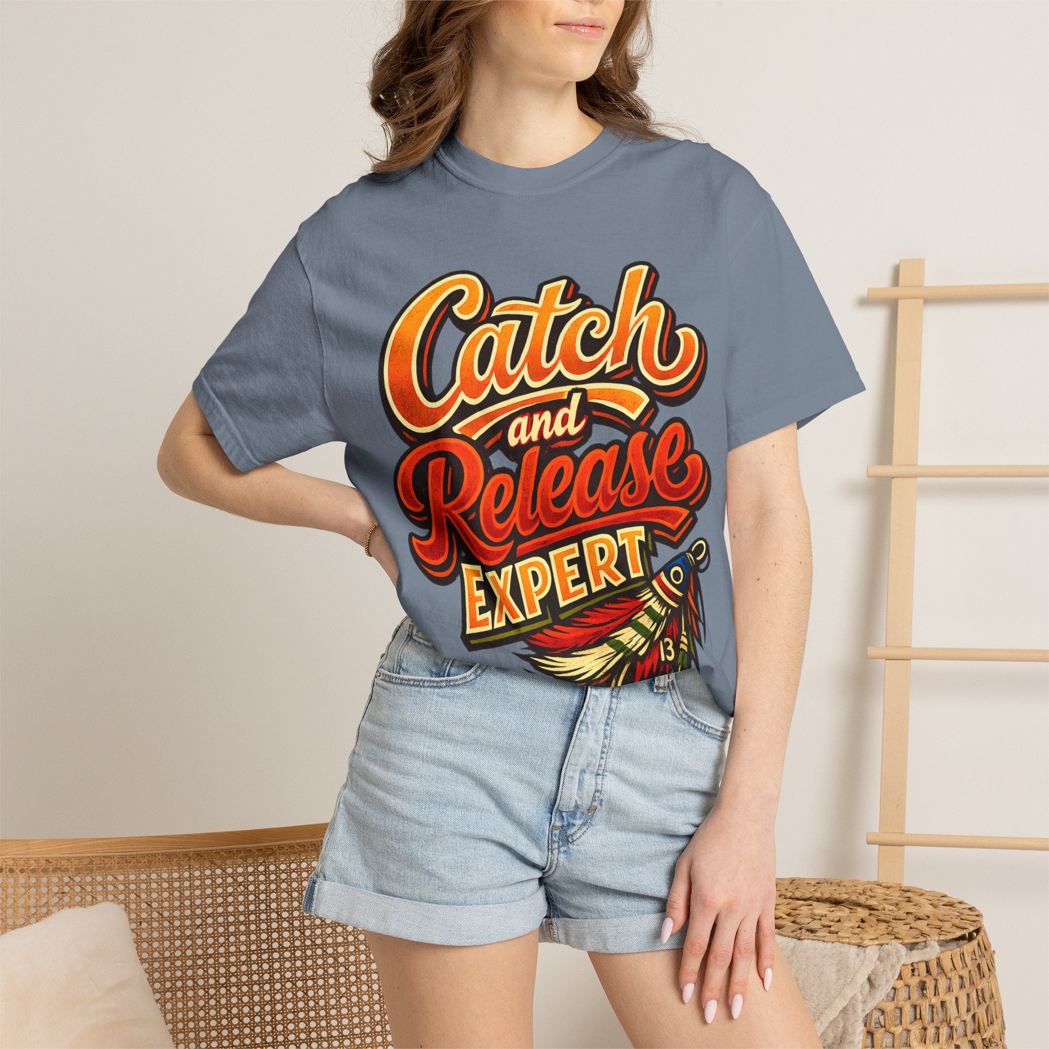 Catch and Release Expert Funny Fishing Shirt — Fly Fishing Tee