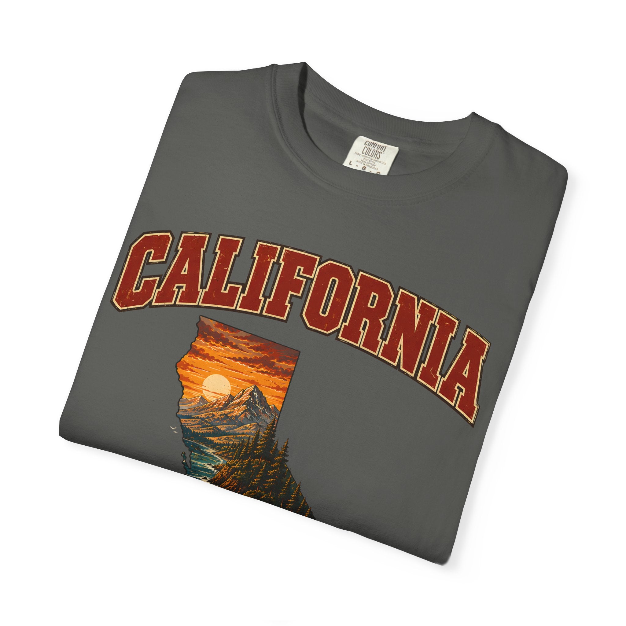 California Camping Shirt — Coastal Mountains Vintage Outdoor Tee