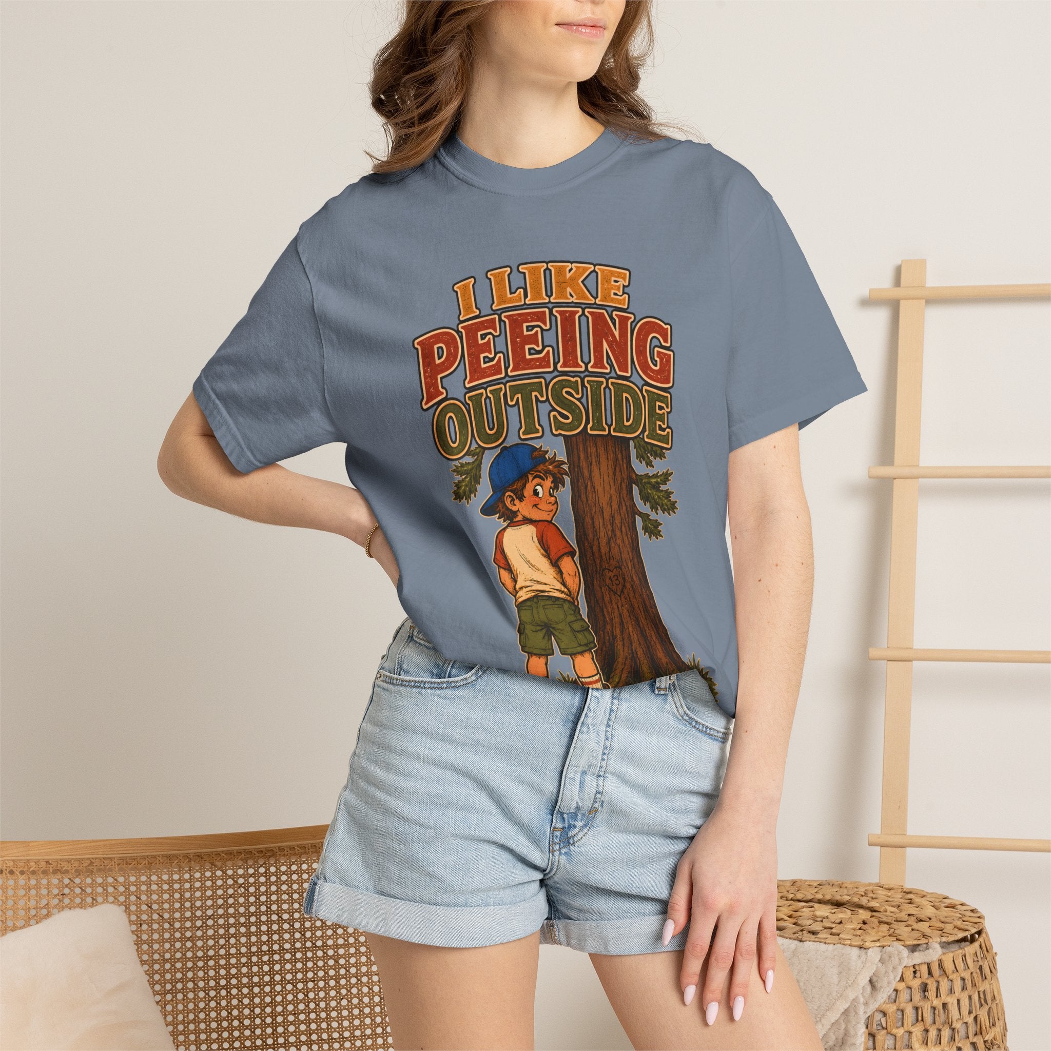 I Like Peeing Outside — Funny Camping Humor Tee