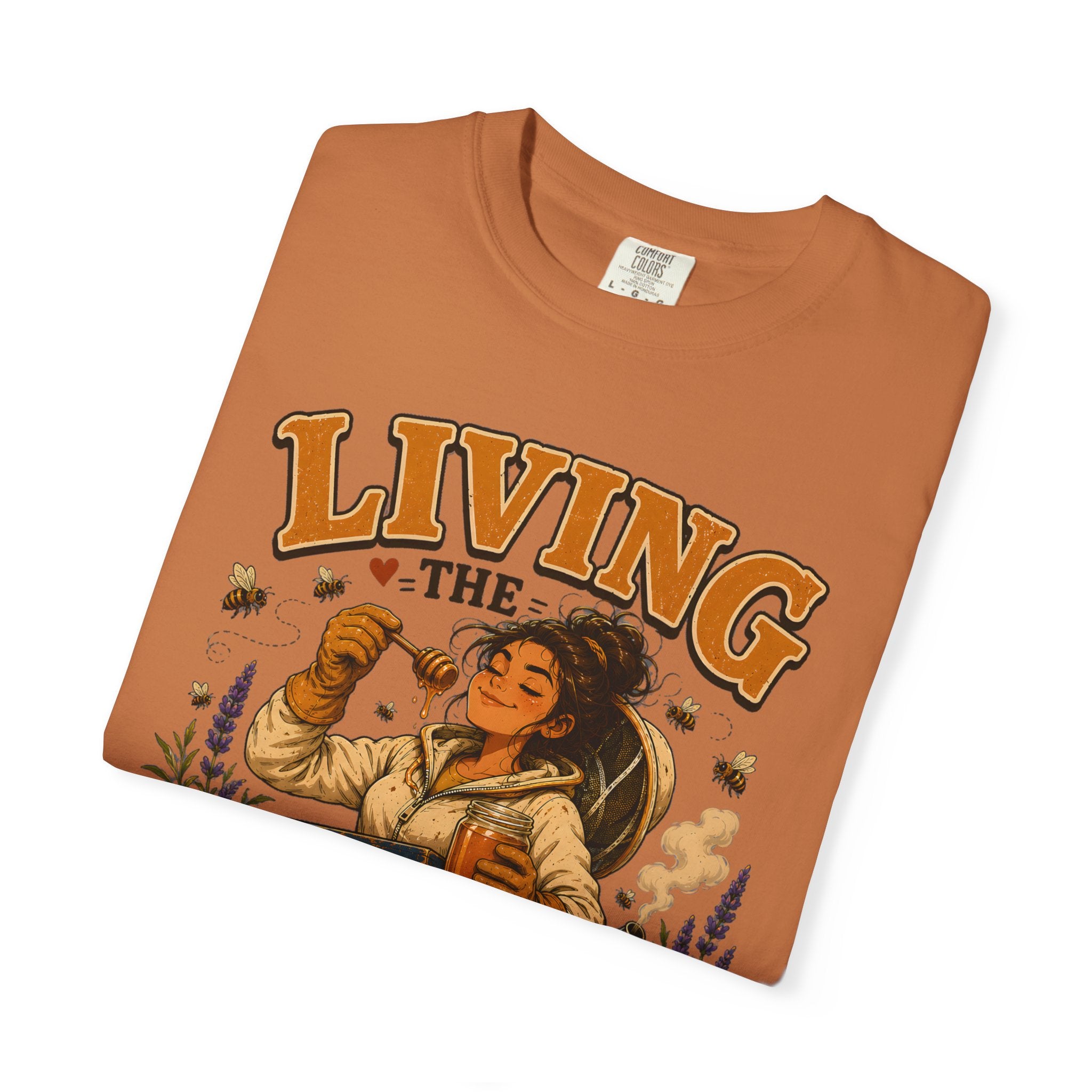 Living the Sweet Life Funny Beekeeping Shirt — Beekeeper Tee