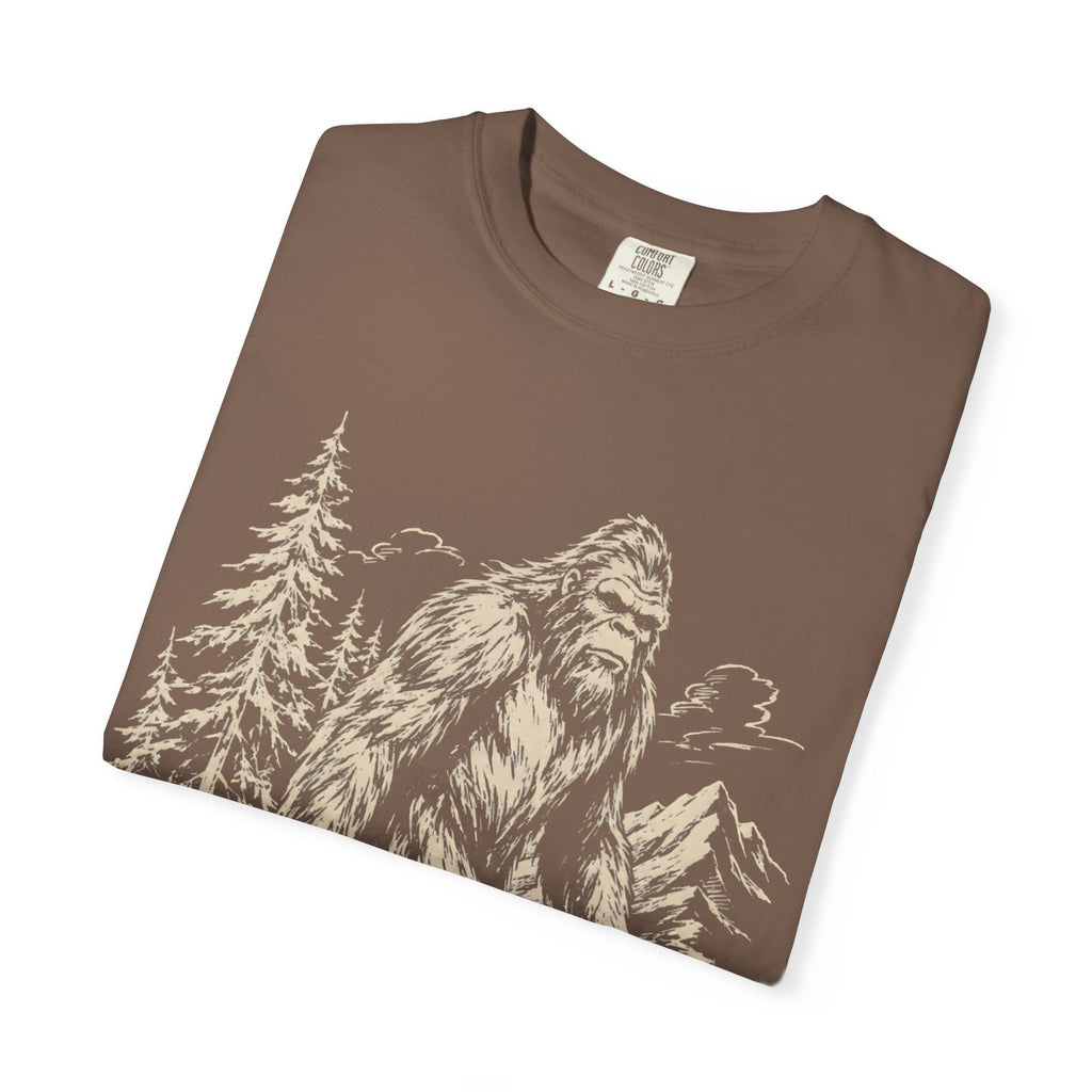 Bigfoot — Vintage Sasquatch Wilderness Sketch Tee