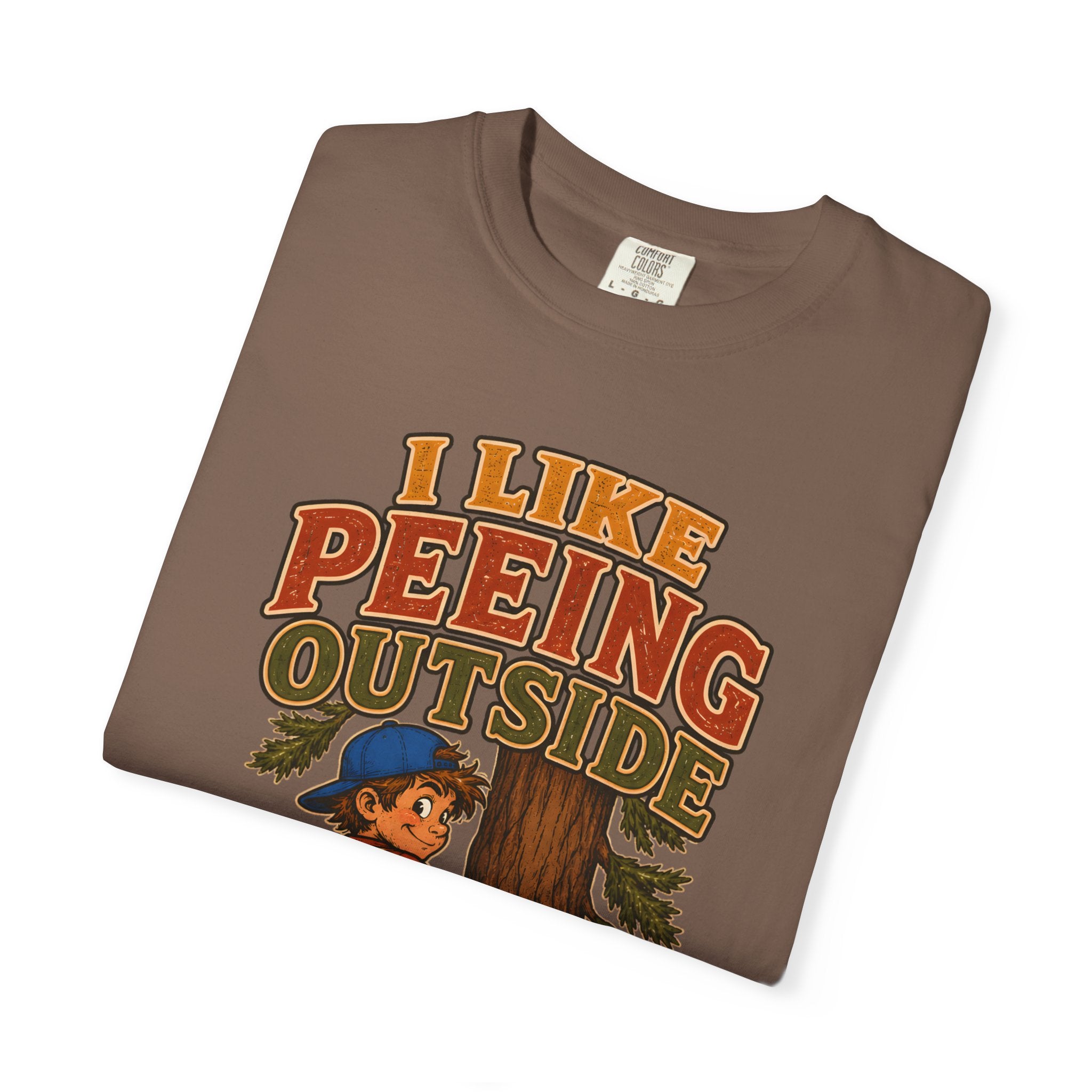 I Like Peeing Outside — Funny Camping Humor Tee
