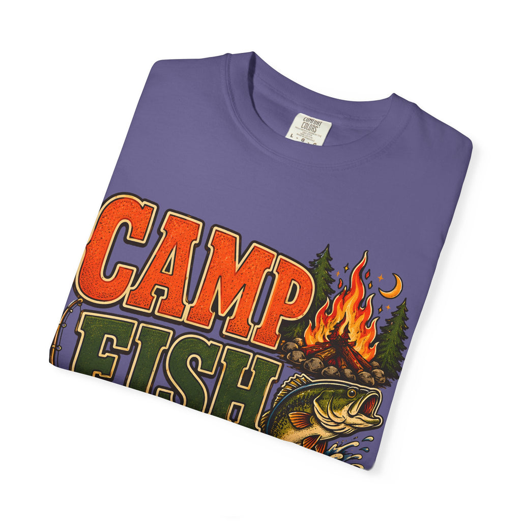 Camp Fish Hike — Vintage Outdoor Camping and Fishing Tee