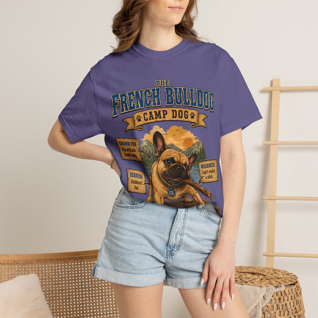 French Bulldog Camp Dog - Stubborn? Oui. Tee