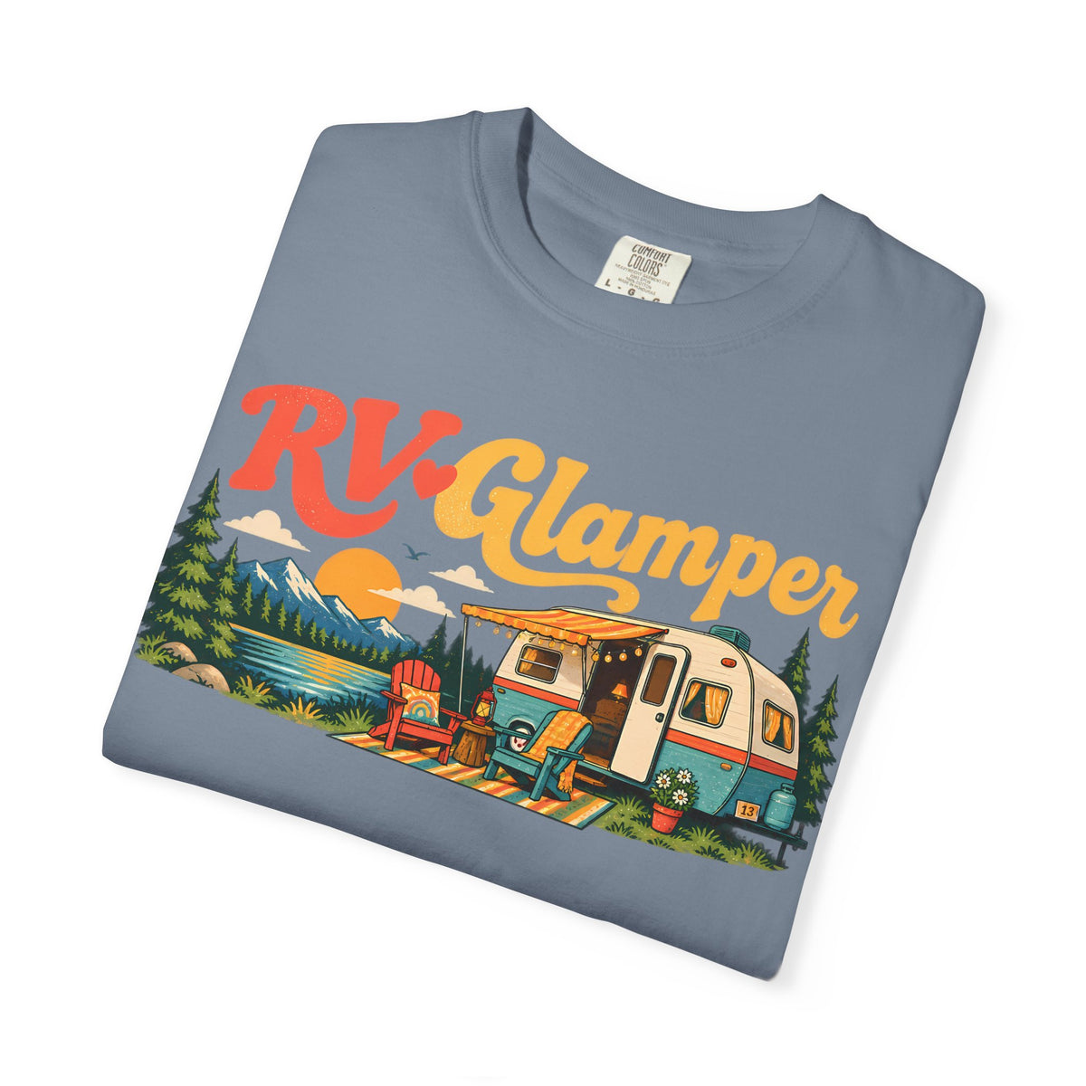 Rv Glamper Half Color T-Shirt
