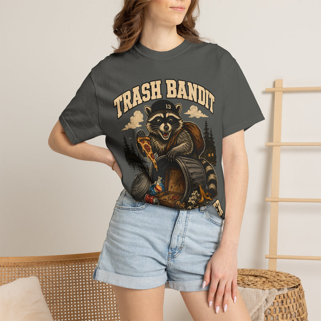 Trash Bandit Repeat Offender — Funny Raccoon Camping Tee