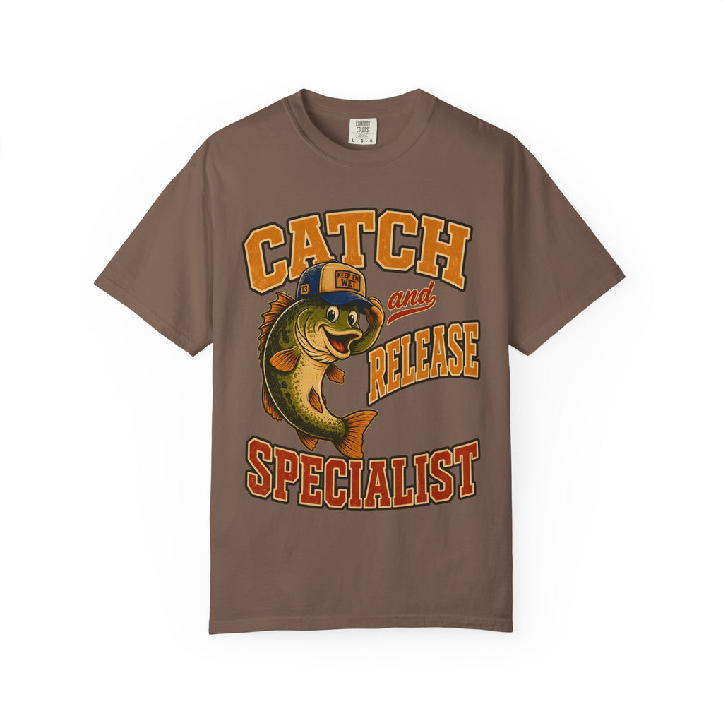 Catch and Release Specialist Funny Fishing Shirt — Bass Fishing Tee