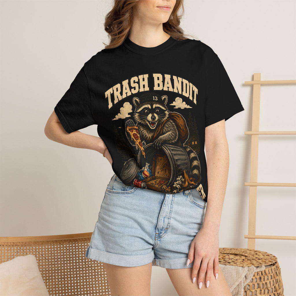 Trash Bandit Repeat Offender — Funny Raccoon Camping Tee