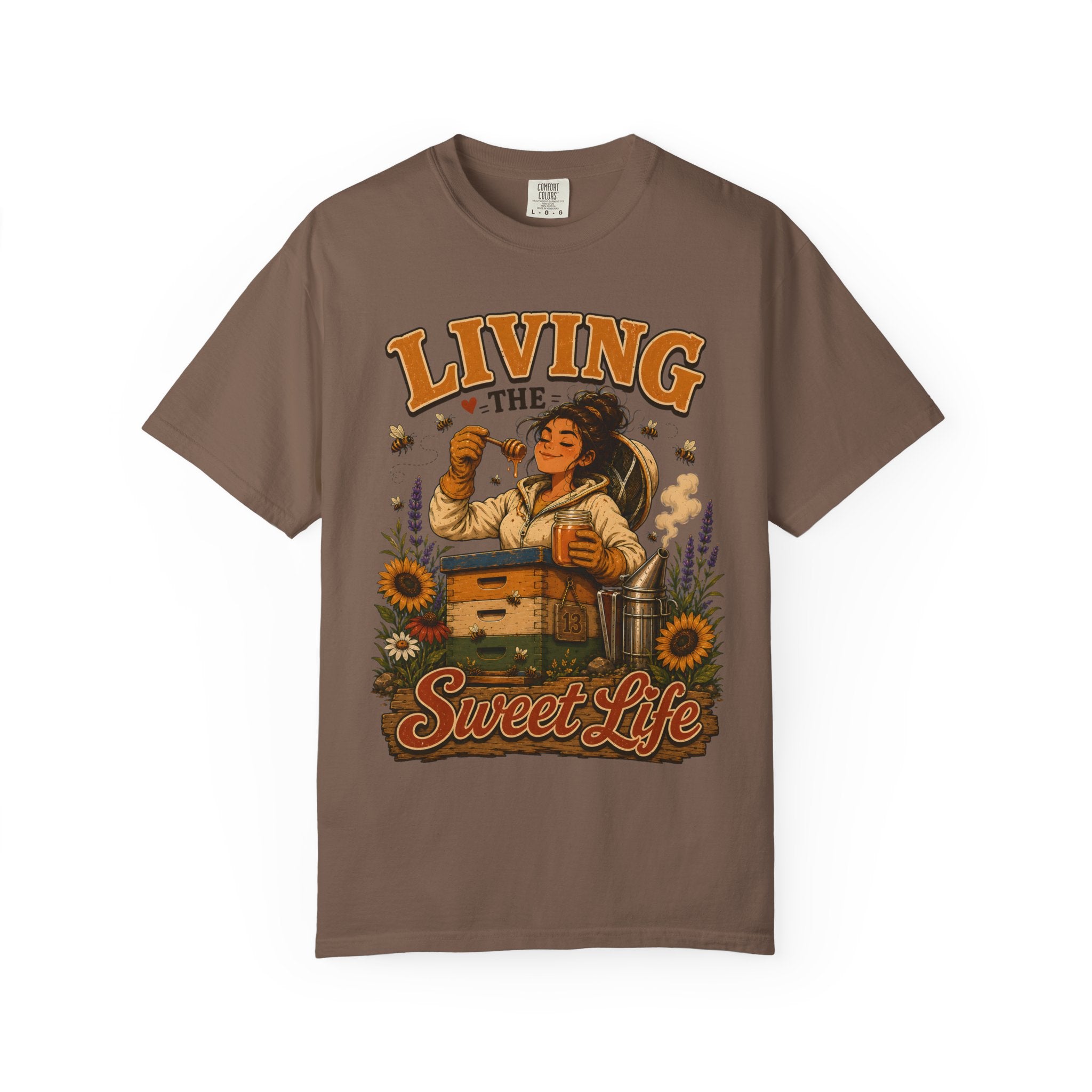 Living the Sweet Life Funny Beekeeping Shirt — Beekeeper Tee