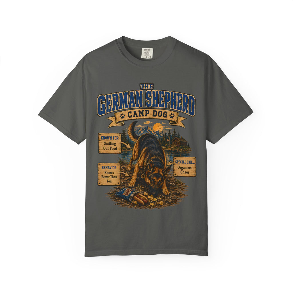 German Shepherd Camp Dog - Knows Better Than You Tee