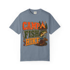 Camp Fish Hike — Vintage Outdoor Camping and Fishing Tee