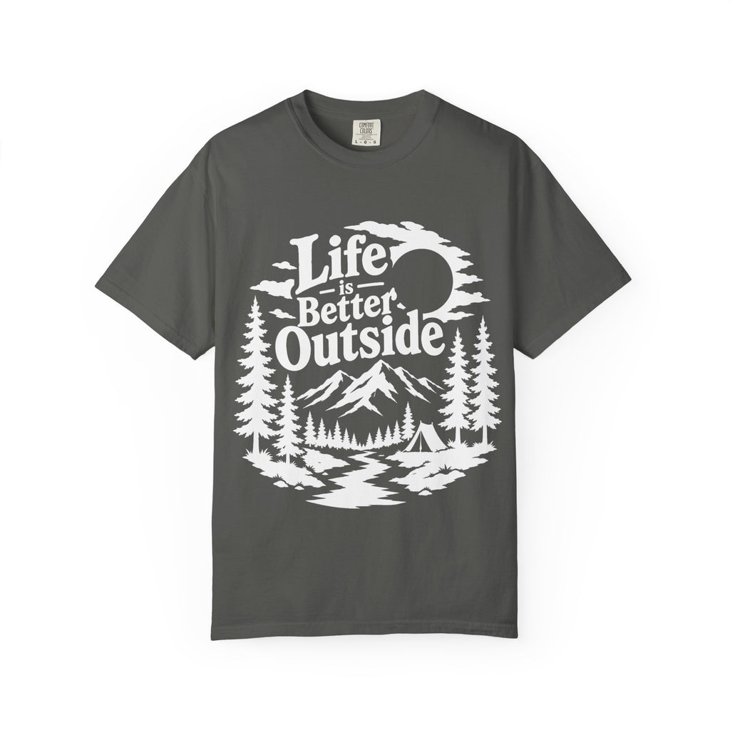Life Is Better Outside Shirt — Vintage Outdoor Camping Tee