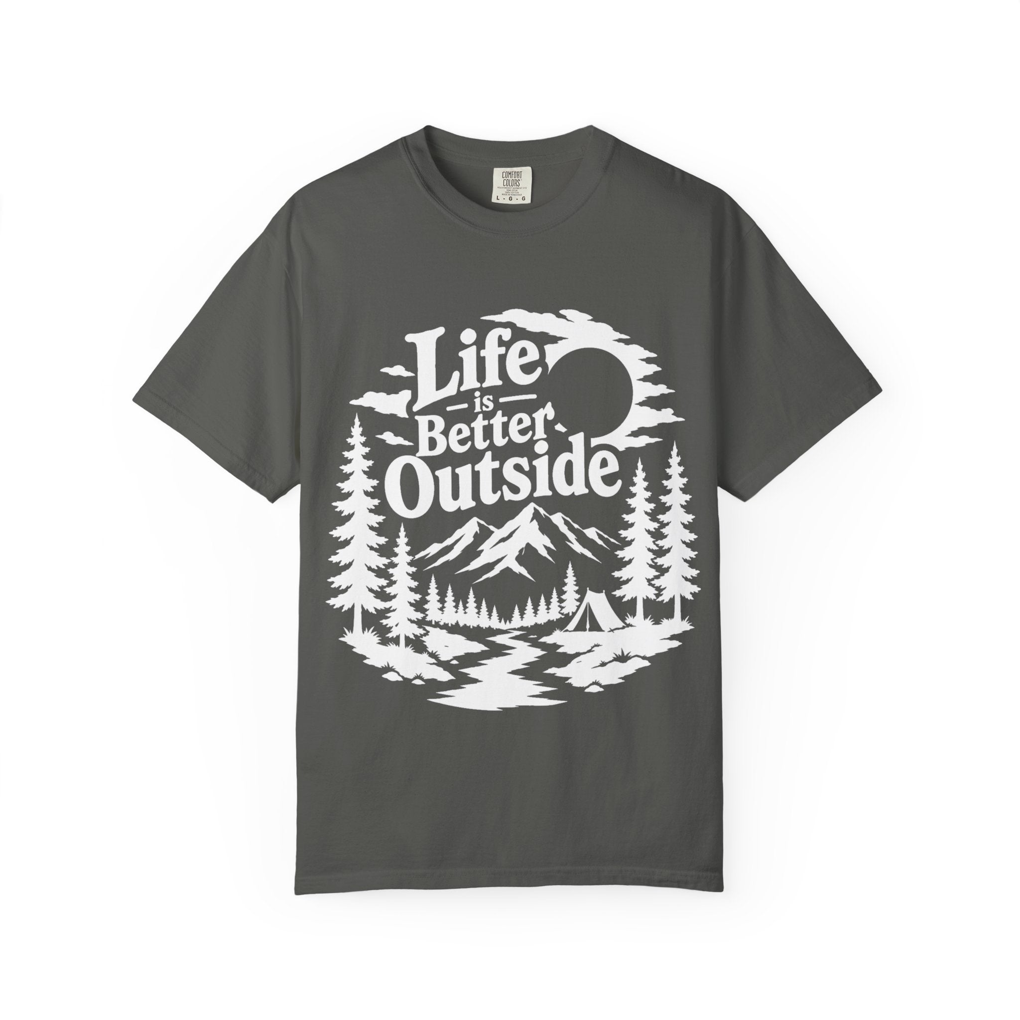 Life Is Better Outside Shirt — Vintage Outdoor Camping Tee