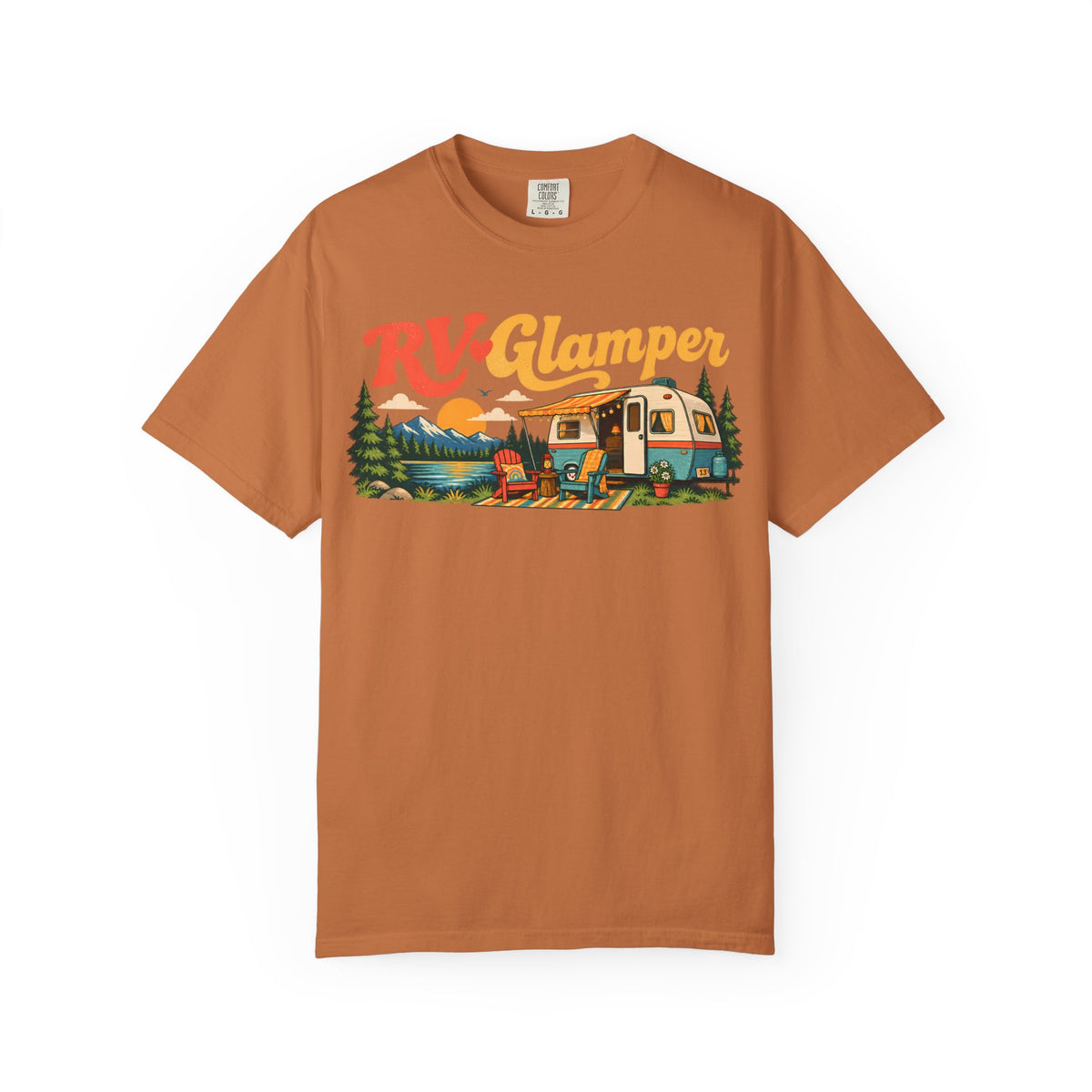 Rv Glamper Half Color T-Shirt